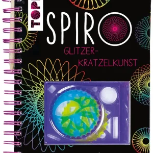 Begrenztes Angebot SPIRO Glitzer-Kratzelkunst
