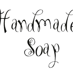 Reliefeinlagen ”Handmade Soap” 1 Stück (40x40mm) Rabatt