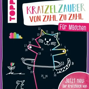 Kratzelzauber von Zahl zu Zahl für Mädchen Highlight