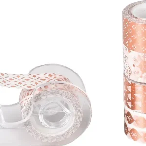 Neu Im Sortiment Deko Tape Mini glänzend roségold 5x3m inkl. Abroller