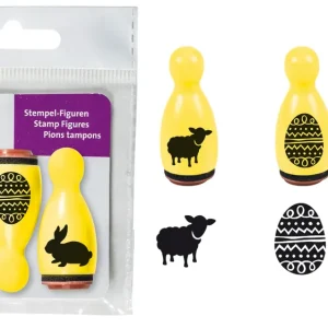 Geld-Zurück-Garantie Stempel-Figuren 3er Set Ostern