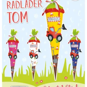 Wunsch-Schultüte ”Radlader Tom” -Gewünschte Elemente auswählen- Kostenloser Rückversand