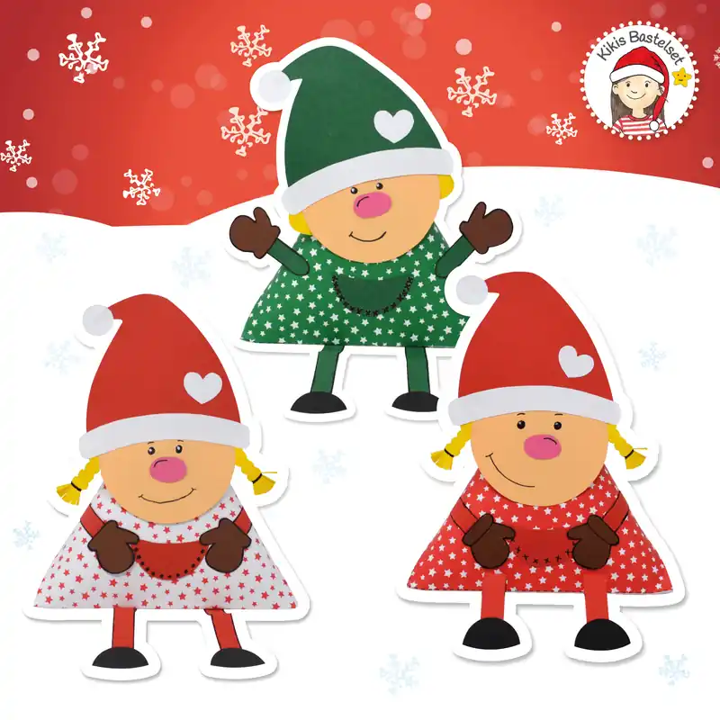 Knallerangebot Bastelset ”Gnome & Friends Päckchen 10 Stück