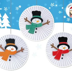 Angebot Kugelige Mobile ”Schneemann” Set mit 12 Stück