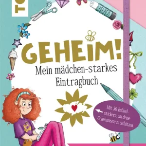 Geheim ! Mein Mädchen-Starkes Eintragbuch Markenprodukt