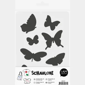 Schablone Kids ”Schmetterlinge” DIN A5 Premium