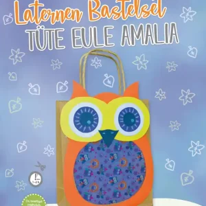 Meistverkauft Laternen-Bastelset-Papiertüte Eule-Amalia, 1 Stück