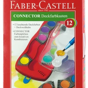 Markenware Deckfarbkasten Connector 12 Farben