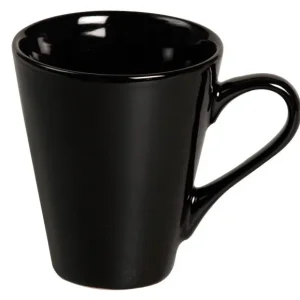 Bestseller Kaffeebecher konisch schwarz Höhe 10cm