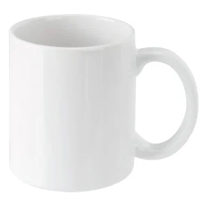 Finale Aktion Porzellantasse, weiß