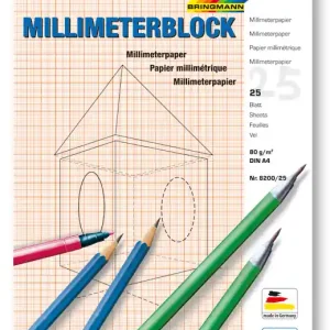 Millimeterblock, 25 Blatt Großhandel
