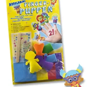 Wochenendangebot Moosgummi-Fingerpuppen ”Kinder” 5 versch. Figuren, incl. Zubehör