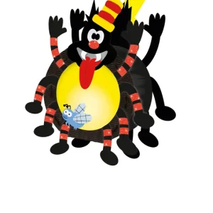 Preiswert Laternen-Bastelset Spinne