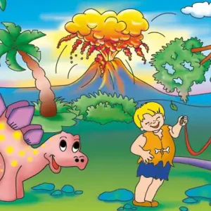 Günstig Laternenzuschnitt Motiv: Dinos 115g/m², 20x50cm, 1 Bogen