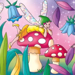 Laternenzuschnitt Motiv: Feen 115g/m², 20x50cm, 1 Bogen Kracherpreis