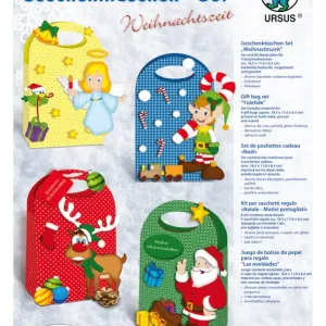 Top-Qualität GeschenktaschenSet ”Weihnachtszeit” 4 Geschenktaschen sortiert/4 Motive