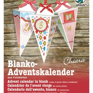Geprüft Blanko-Adventskalender ”Chiara” 300g/m²