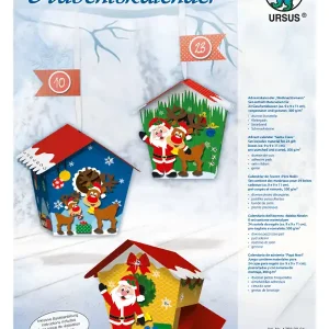 Adventskalender Weihnachtsmann 24 Boxen sortiert in 3 Motiven Exklusiv