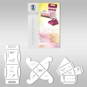 Billig Schablonen-Set 2 3 Schablonen f. versch. Schachteln