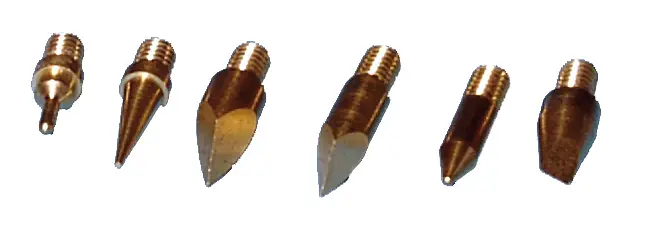Ersatzbrennspitze für Brandmalkolben (6 Stück) Sonderaktion