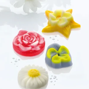 Gießform ”Blüten” für Seifen-Set Schnäppchen
