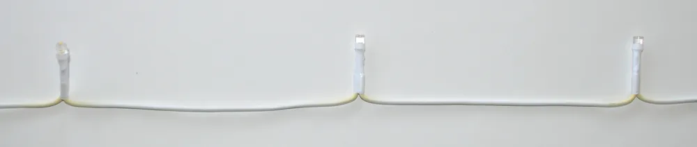 LED-Lichterkette mit 20 weißen Lämpchen Abverkauf