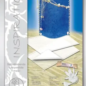 Neu Lampenfolie selbstklebend, gelocht, 0,4mm stark