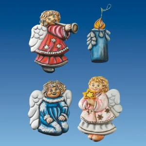 Kostenloser Rückversand Reliefform ”Engel I” 4 Motive