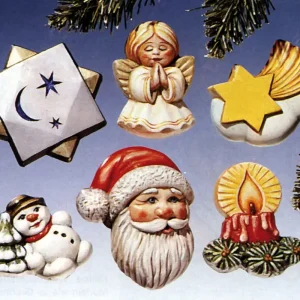 Gießform ”Weihnachtsdeko” 6 Motive, ca. 5cm Sofort Bestellen