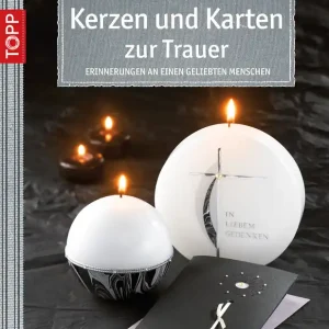 Kerzen und Karten zur Trauer Erinnerungen an einen geliebten Men Neue Ware