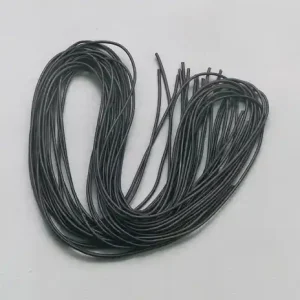 Lederriemen, 1m, 2mm schwarz Kostenfreie Lieferung