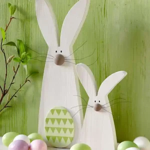 Bunte Figuren aus Holzlatten Preis Gesenkt