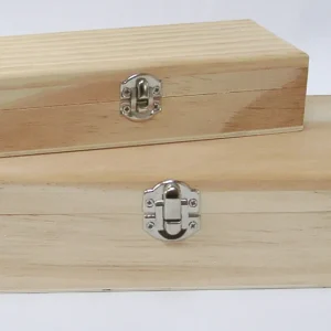 Angebot Holzbox rechteckig mit Verschluß