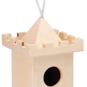 Finale Aktion Deko-Vogelhäuschen Turm 8x8x13cm