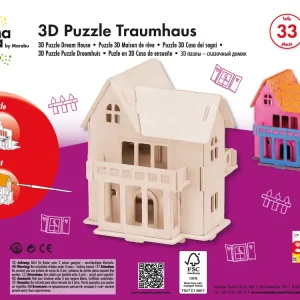 Nur Heute 3D Puzzle Traumhaus 33 Holzteile