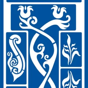 Motiv-Schablonen ”Elegance” 28,5 x 12,5 cm Aktuell