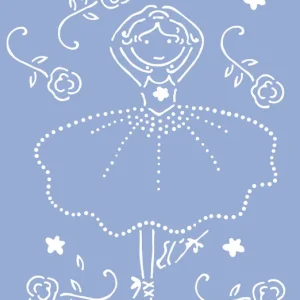 Rabatt Marabu-Schablone ”Ballett Tänzer” 10x15 cm