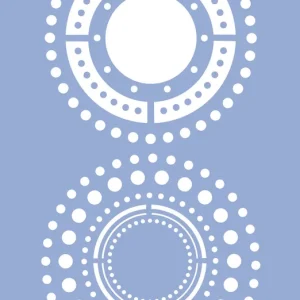 Günstig Marabu-Schablone ”Dots” 10x15 cm