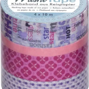 Washi Tape Set: Mädchentraum 3x15mm1x5mm breit, 10m lang Expressversand