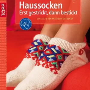 Haussocken - Erst gestrickt, dann bestickt Zertifiziert