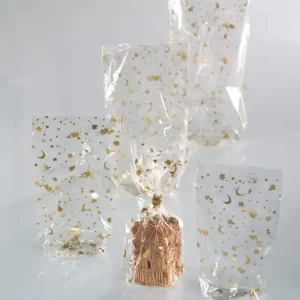 Zellglasbeutel mit Weihnachtsdruck, 10 Beutel Aktuell