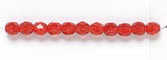 Super-Preis Facettenglasperlen bergkristall 6mm, 50Stück