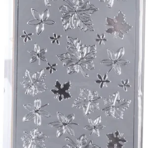 Reliefsticker Ganzjahr, 12 Blatt ca. 10x24cm, gold/silber sortiert Geld-Zurück-Garantie