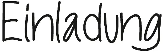 Motivstempel ”Einladung” Motivgröße: 65x20 mm Sonderangebot