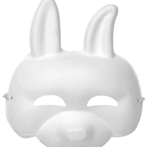 Maske Hase ca. 18,5 x 19 cm Super-Preis