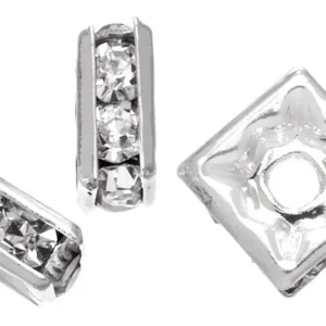 Neu Im Sortiment Zwischenring rechteckig 5 Stück, 3 x 6 mm