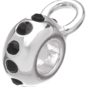 Metall Perle 6x10mm jet 1 Stück Garantierte Lieferung