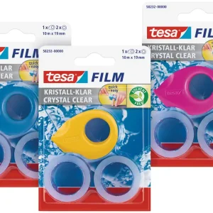 Tesa Mini Abroller 2x tesafilm kristall-klar 10mx19mm Zertifiziert