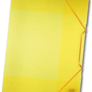 Sammelmappe aus Kunststoff, DIN A3 mit Gummiband, gelb transparent Saisonangebot