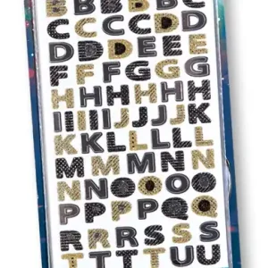 Glitter-Sticker Set ”Kids Club” 5 Blatt sortiert, ca. 10x23cm Expressversand